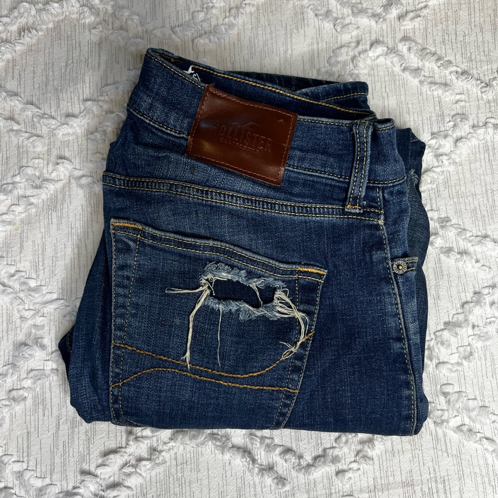 Ripped Hollister Jeans